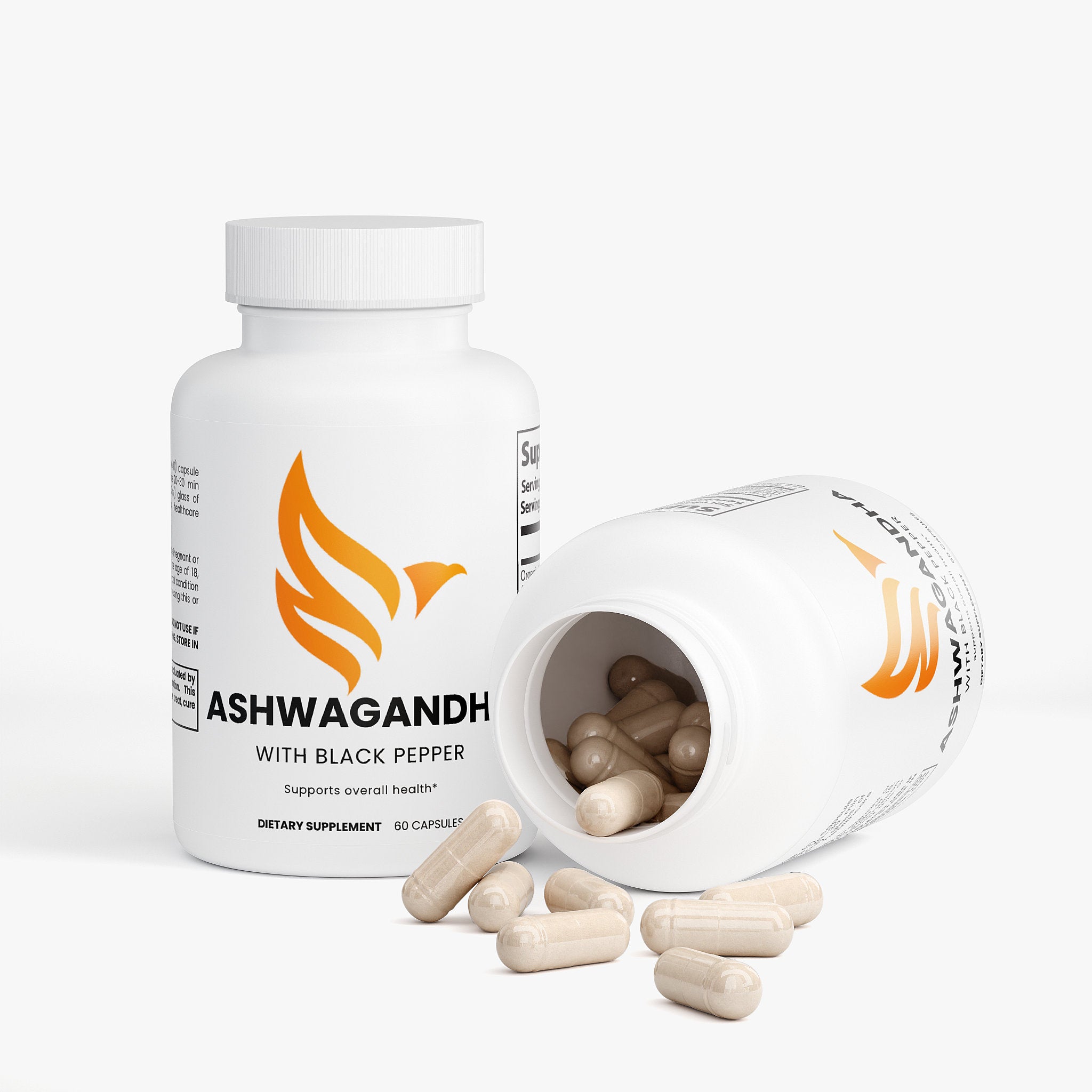 Organic Ashwagandha 60caps (30 days supply)